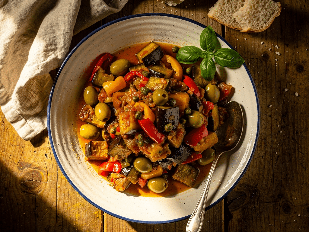 caponata sicilienne de ma grand-mère