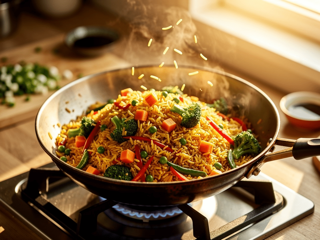 quoi faire avec un reste de riz basmati cuit