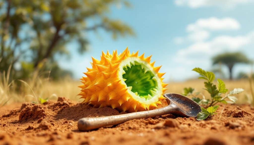 découvrez l'origine, la culture et les bienfaits du kiwano, également appelé melon à cornes, un fruit africain aux multiples vertus pour la santé.