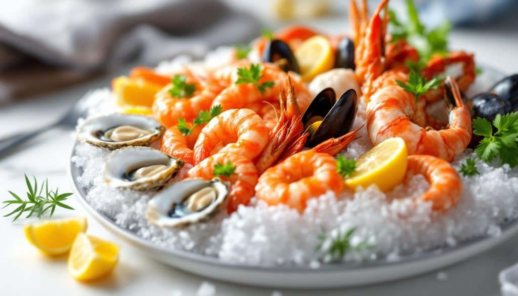 découvrez le plateau fruits de mer leclerc alliant fraîcheur exceptionnelle et prix avantageux. parfait pour vos repas gourmands en famille ou entre amis.
