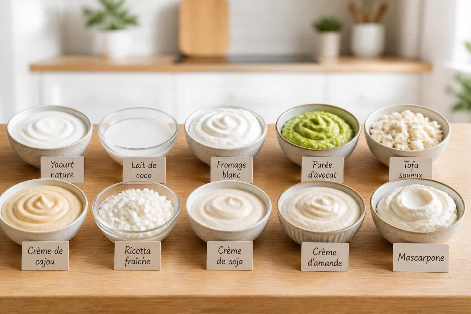 découvrez 10 alternatives simples et naturelles pour remplacer la crème fraîche dans vos recettes, pour des plats savoureux et légers.