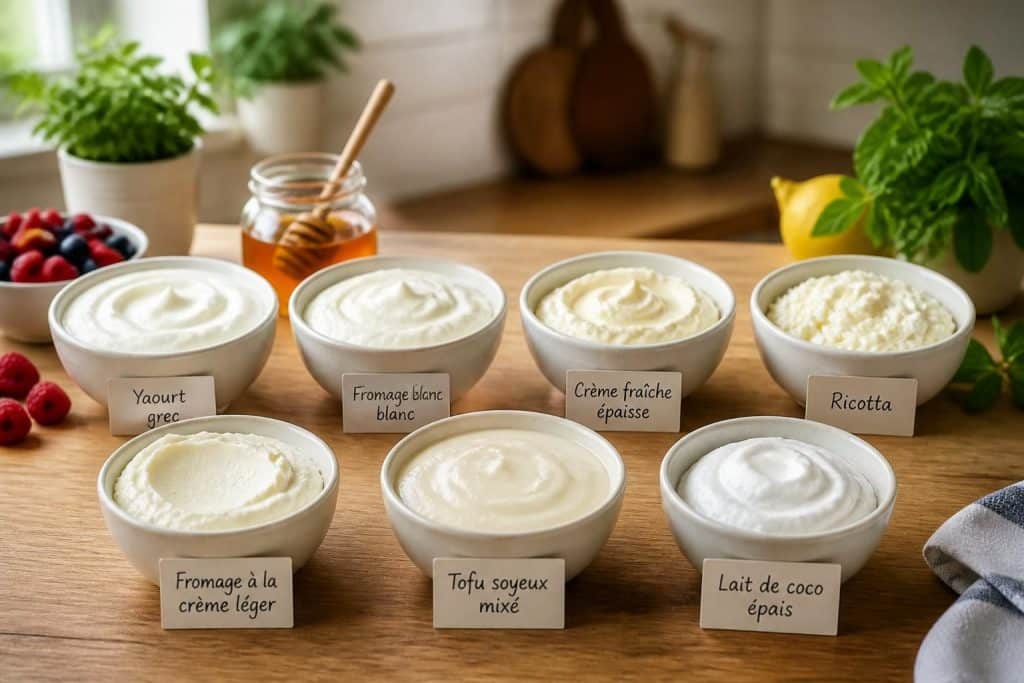 découvrez 7 alternatives simples et efficaces pour remplacer la mascarpone dans vos recettes, sans compromettre le goût ni la texture.