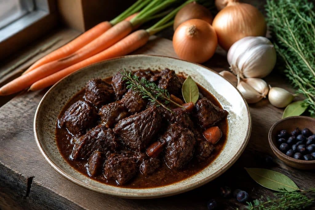 découvrez notre recette traditionnelle de civet de sanglier, accompagnée de conseils de cuisson pour réussir ce plat savoureux et authentique.