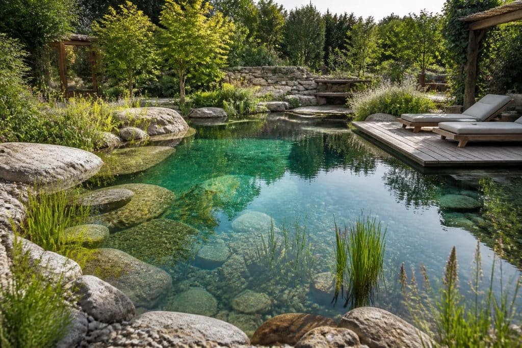 découvrez nos piscines naturalistes alliant esthétique naturelle et écologie, pour un jardin harmonieux et respectueux de l'environnement.
