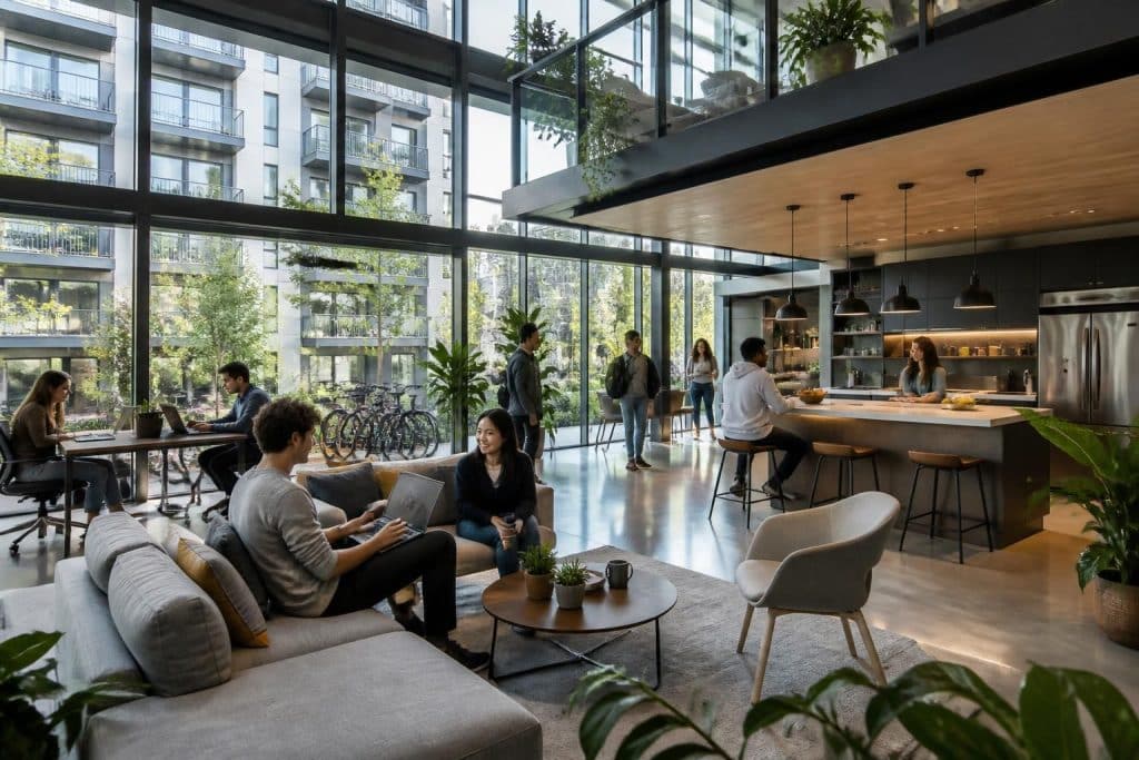 découvrez nidost, un coliving moderne offrant des espaces adaptés et des services innovants pour étudiants et jeunes actifs, favorisant convivialité et réussite.