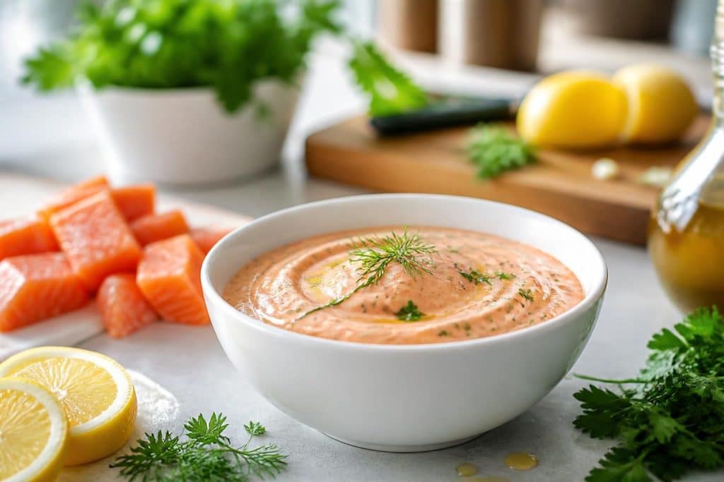 découvrez notre recette de sauce saumon facile et rapide pour sublimer tous vos plats en un rien de temps. parfaite pour accompagner poissons, pâtes et légumes.