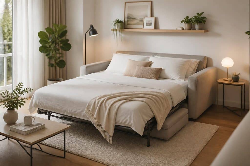 découvrez notre sélection de canapés-lits alliant confort et gain de place, parfaits pour optimiser votre intérieur avec style et praticité.
