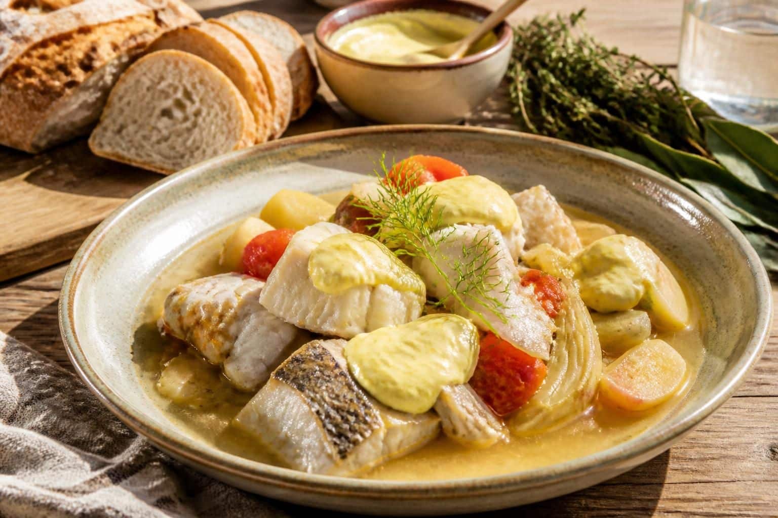 découvrez la bourride, une recette traditionnelle de la provence méditerranéenne, alliant saveurs marines et herbes de la région pour un plat authentique et savoureux.