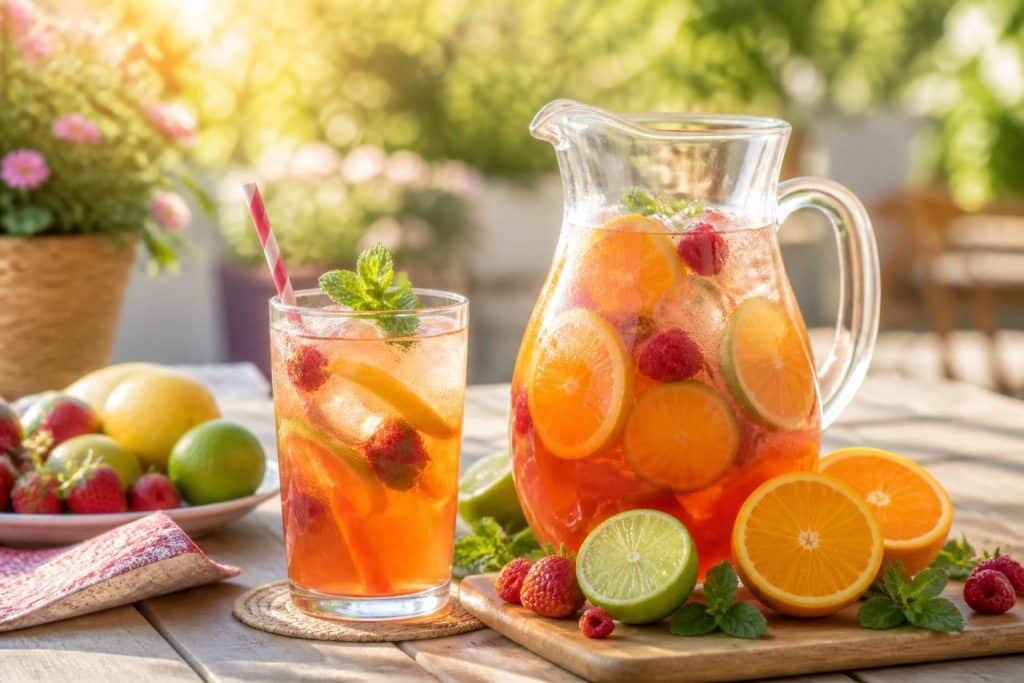 découvrez une recette facile et rafraîchissante de punch sans alcool, idéale pour profiter pleinement de l'été en toute fraîcheur et convivialité.