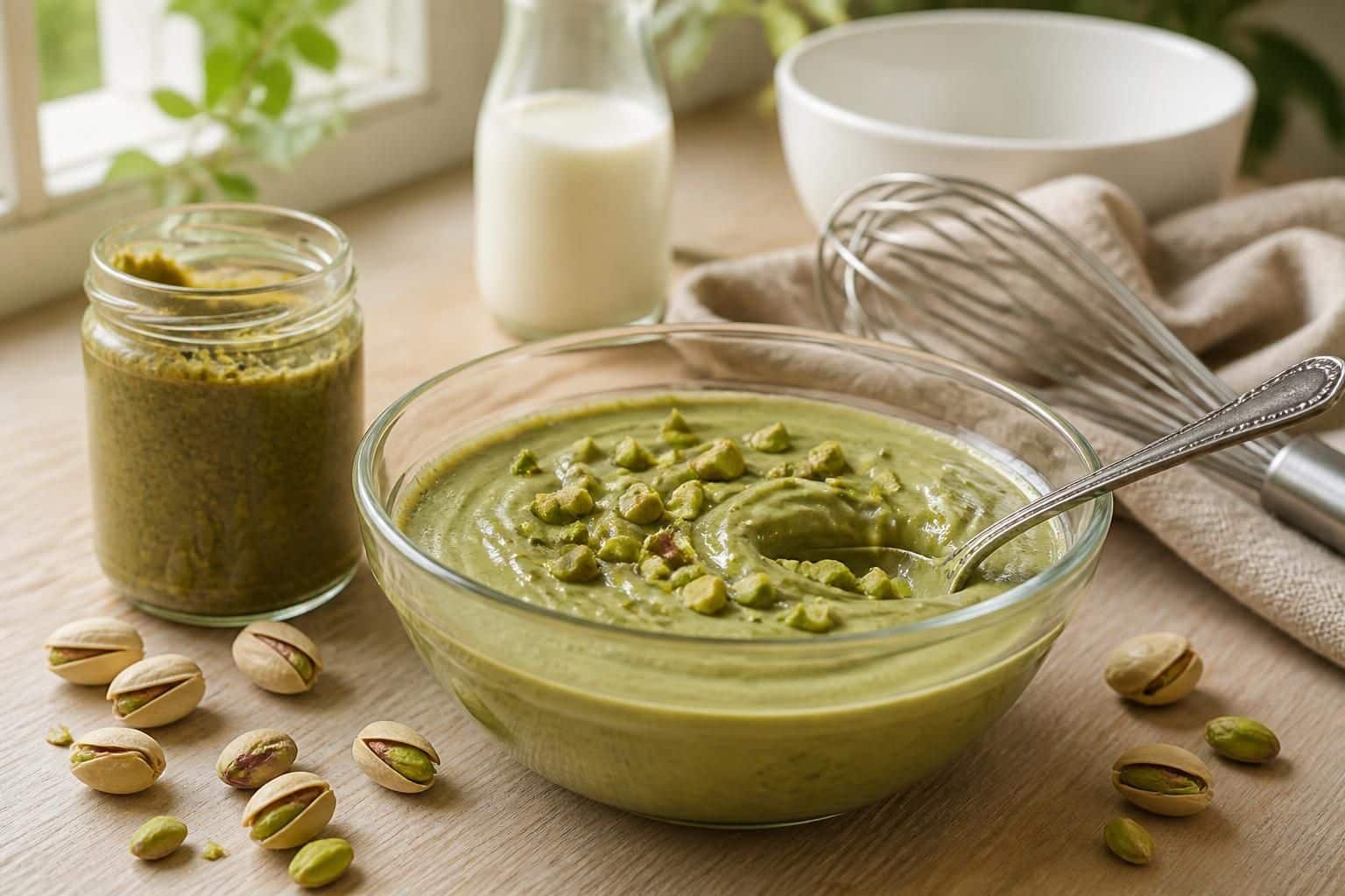 découvrez notre recette facile et rapide de crème pistache maison pour un dessert savoureux et gourmand à préparer en un rien de temps.