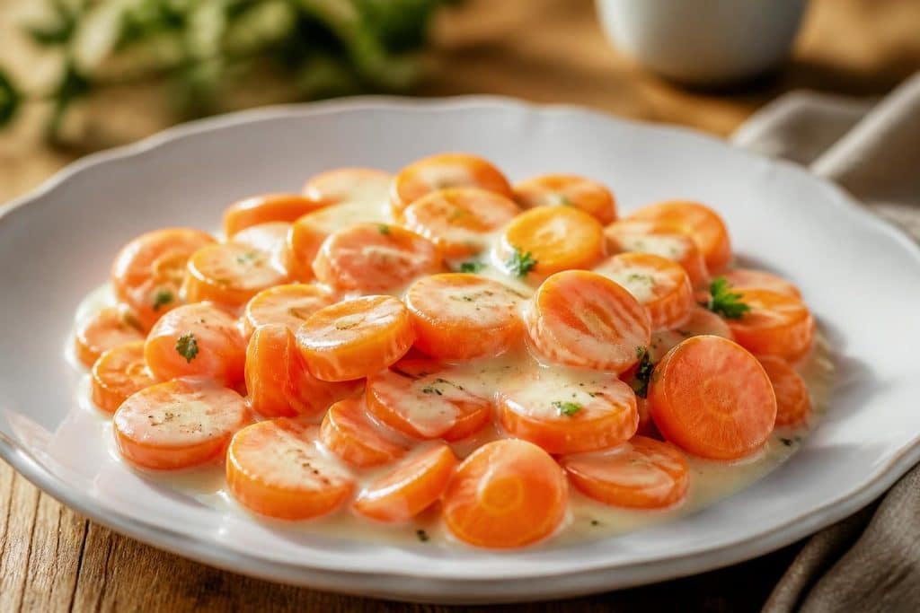 découvrez notre recette facile de carottes vichy à la crème fondante, un accompagnement savoureux et rapide à préparer pour sublimer vos repas.