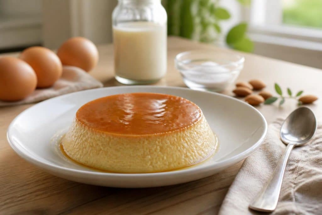 découvrez une recette de flan sans sucre, idéale pour les diabétiques, facile et rapide à préparer pour un dessert sain et savoureux.