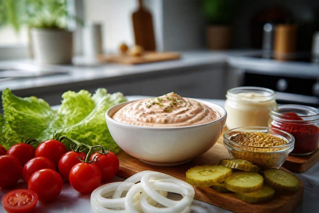découvrez notre recette facile et rapide de sauce burger maison pour sublimer vos hamburgers faits maison avec une saveur authentique et gourmande.