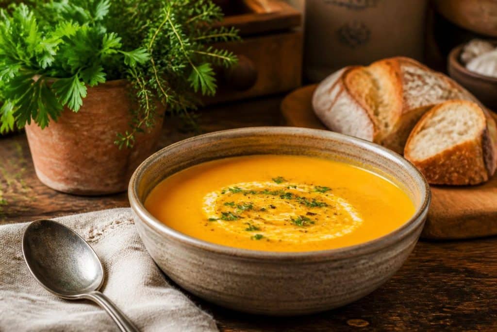 découvrez la recette traditionnelle de la soupe au potiron de grand-mère, un velouté facile à préparer, savoureux et réconfortant pour toute la famille.