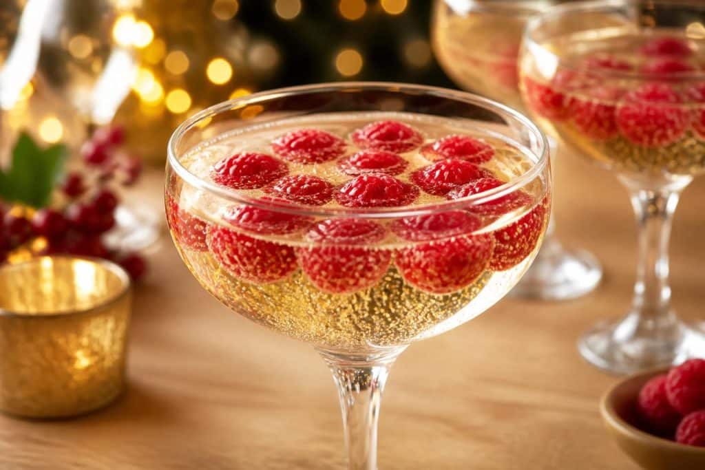 découvrez une recette facile et festive de soupe de champagne aux framboises, parfaite pour vos célébrations et moments gourmands.