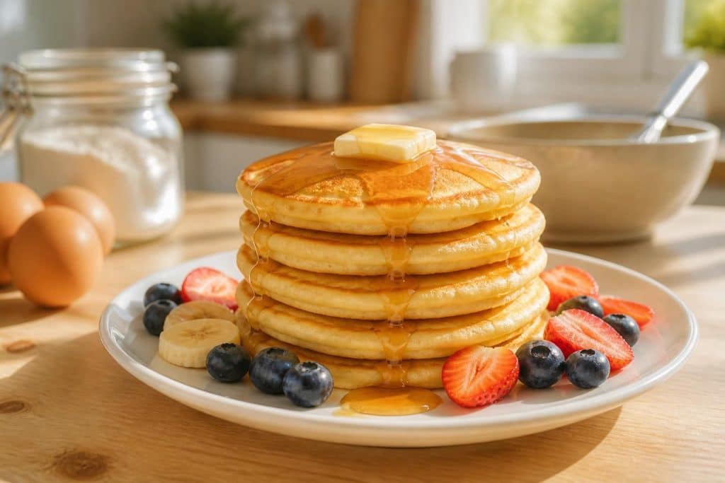 découvrez la recette facile et rapide des fluffy pancakes moelleux, parfaits pour un petit-déjeuner gourmand et réussi en quelques minutes.