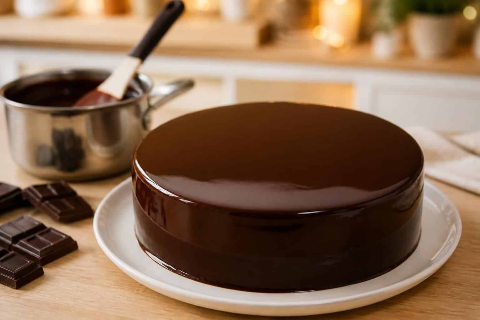 découvrez notre recette facile de glaçage miroir au chocolat brillant pour sublimer vos desserts avec une finition parfaite et gourmande.